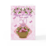 50th Birthday Special Lady, Roses And Flowers - 50 cards