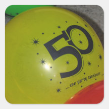 50th Birthday Sticker