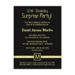 50th Birthday Surprise Party - Sample Invitations
