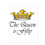 50th birthday The Queen is 50! Post Card
