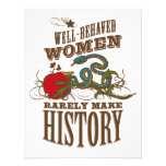50th Birthday - Wild Woman Make History Personalized Announcements