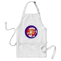 50th Gifts, Wild at 50! Aprons