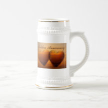 50th Golden Anniversary heart design Mug
