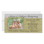 50th Golden Anniversary Invitation Photo Card