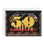 50th SURPRISE Birthday Party CandlesTemplate