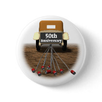 50th Wedding Anniversary Button