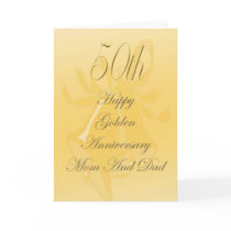 50th Wedding Anniversary Card For Mum And Dad