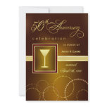 50th Wedding Anniversary Celebration - Modern invitations