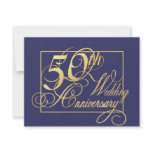 50th Wedding Anniversary - Economy Special Invite