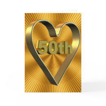 50th Wedding Anniversary Gifts Greeting Cards