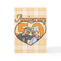 50th Wedding Anniversary Gifts Greeting Cards