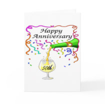 50th Wedding Anniversary Gifts Card
