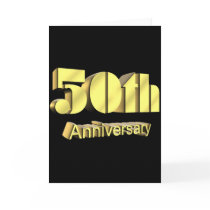 50th Wedding Anniversary Gifts Card