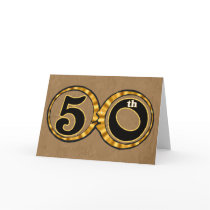 50th Wedding Anniversary Gifts Card