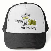 50th Wedding Anniversary Gifts Mesh Hats