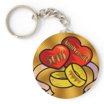 50th Wedding Anniversary Gifts Key Chain