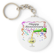 50th Wedding Anniversary Gifts Keychains