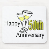 50th Wedding Anniversary Gifts Mousemats