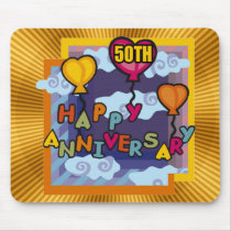 50th Wedding Anniversary Gifts Mousepads