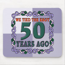 50th Wedding Anniversary Gifts Mouse Mat
