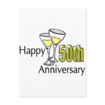 50th Wedding Anniversary Gifts Postcards