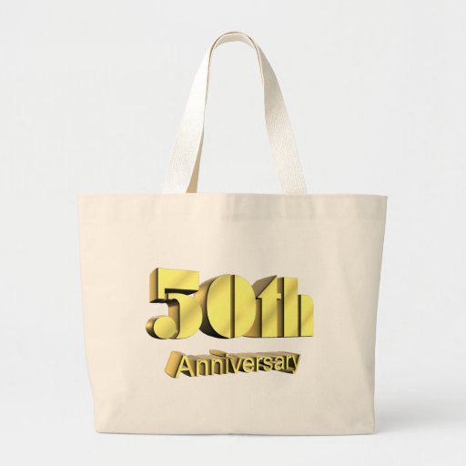 50th wedding anniversary gifts tote bags zazzle co uk