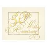 50th Wedding Anniversary - Inexpensive Invitations