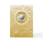 50th Wedding Anniversary Invitation -- Golden Cards