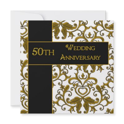 50th Wedding Anniversary Invitations by TrudyWilkerson