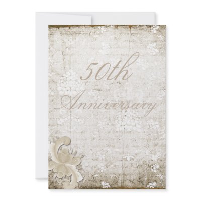 50th Wedding Anniversary - "Telemark" Personalized Invites by cowboyannie