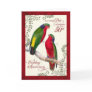 50th Wedding Anniversary Vintage Lorikeet Parrots Card