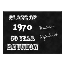 50th Year Class Reunion Invitation