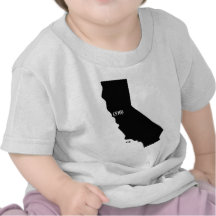 510 Area Code, California, Bay Area T-shirts