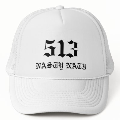 513 NASTY NATI STALKING CAP TRUCKER HAT by LRH513