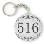 516 Area Code Key Chains