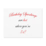 51 Birthday Spanking Post Cards