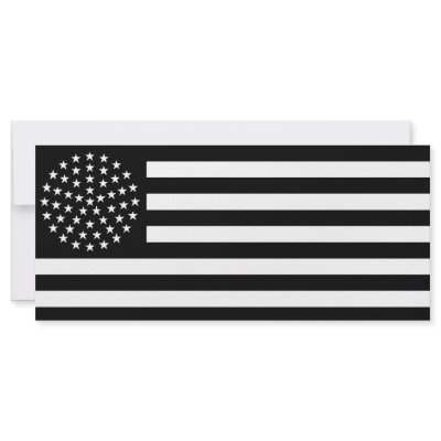 51 Star US Flag Personalized Rack Card by Onshi_Designs