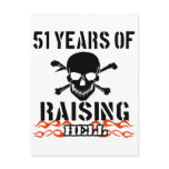 51 years of raising hell post card