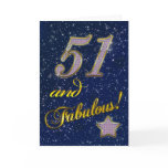 51st birthday for someone Fabulous Greeting Card
