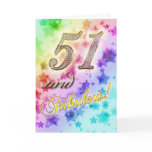 51st Birthday party Invitation Cards