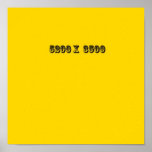 5200 x 3500 test pattern poster