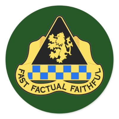 525th Military Intelligence Bn (Airborne) DUI Round Sticker by a2zgraphicsworks