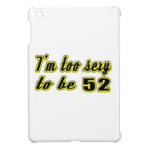 52 birthday designs iPad mini cases
