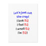 52  Let's cut the crap