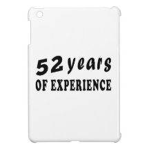 52 years of experience iPad mini case