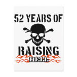 52 years of raising hell post cards