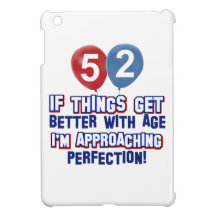 52nd year old birthday gift iPad mini cover