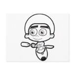 53_paddler2 postcard