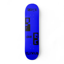 549px-Blue.svg, path2459, SKATE, CLEVER, CHAN Skate Board