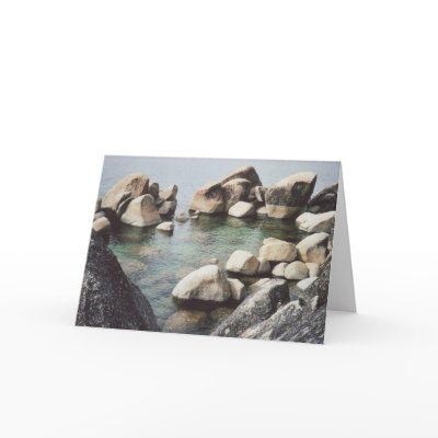54. focus test - Circle of Stones Greeting Card by JBPhotoBiz